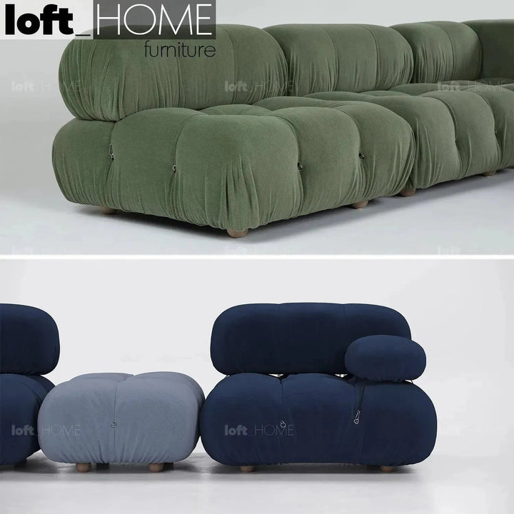 Contemporary Fabric 1 Seater Sofa CAMALEONDA
