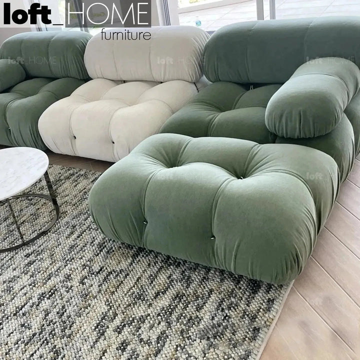 Contemporary Fabric 1 Seater Sofa CAMALEONDA