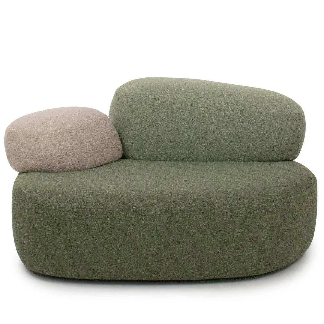 Contemporary Fabric 1 Seater Sofa PEBBLE