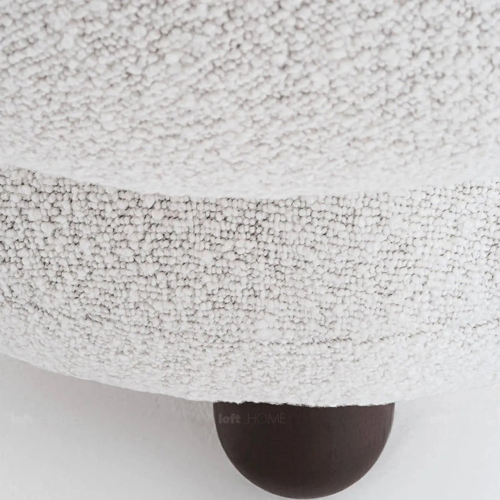 Cream Fabric 1 Seater Sofa TEDDY