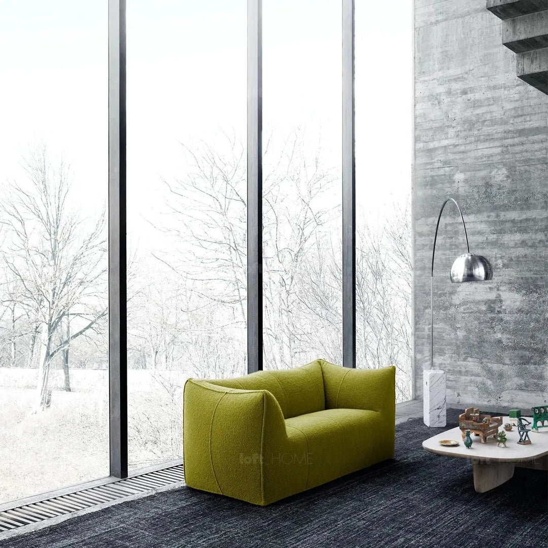 Contemporary Fabric 2 Seater Sofa BRONTE