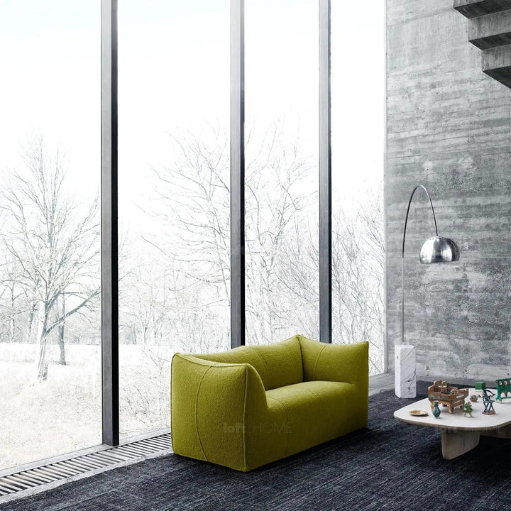 Contemporary Fabric 2 Seater Sofa BRONTE