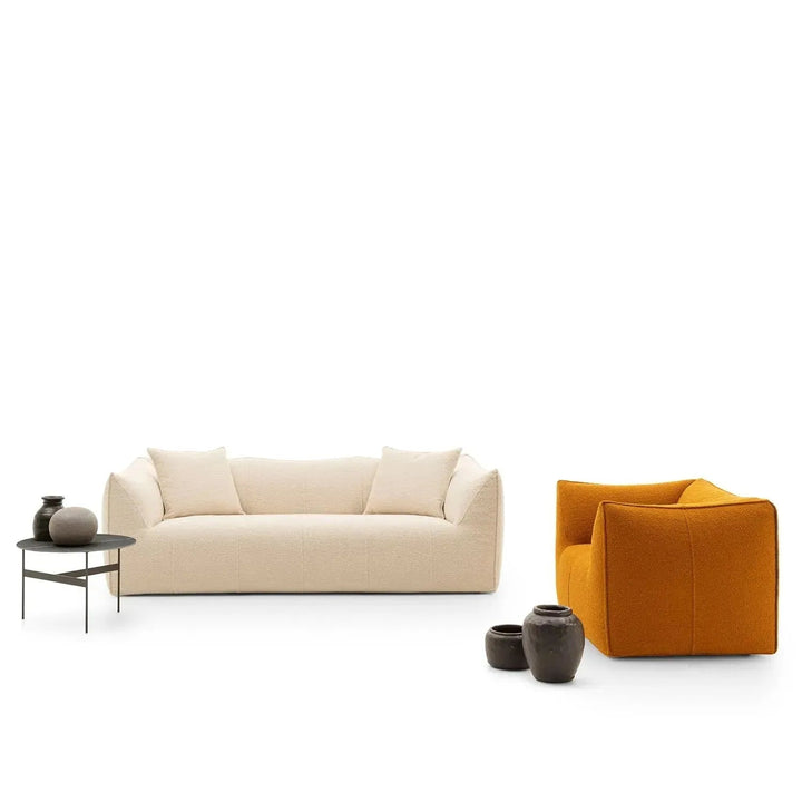 Contemporary Fabric 3 Seater Sofa BRONTE