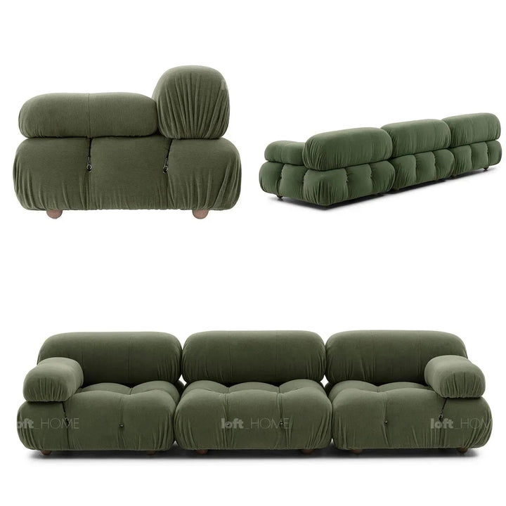 Contemporary Fabric 3 Seater Sofa CAMALEONDA