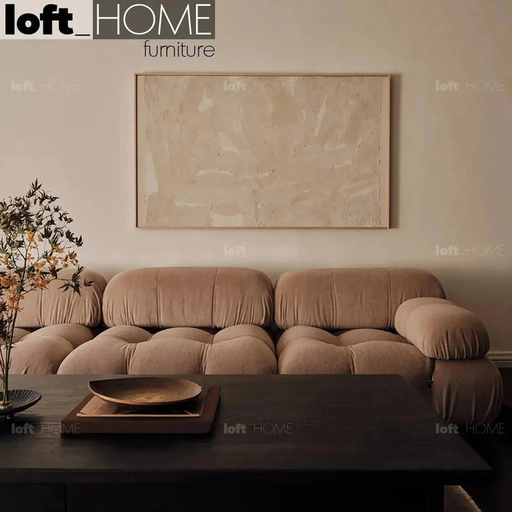 Contemporary Fabric 3 Seater Sofa CAMALEONDA