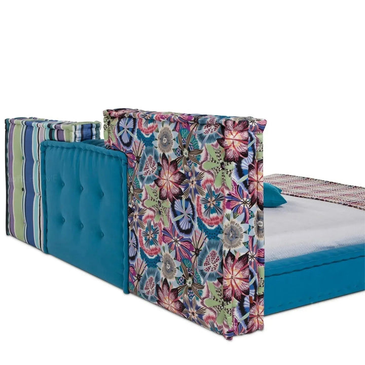 Contemporary Fabric Bed MAHJONG