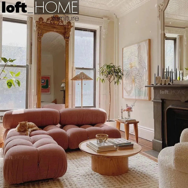 Contemporary Fabric Ottoman CAMALEONDA