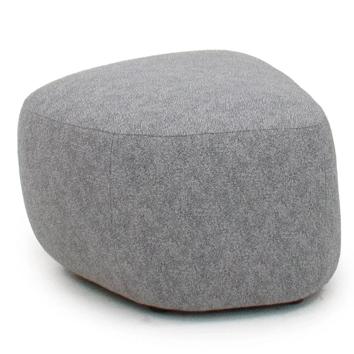 Contemporary Fabric Ottoman PEBBLE