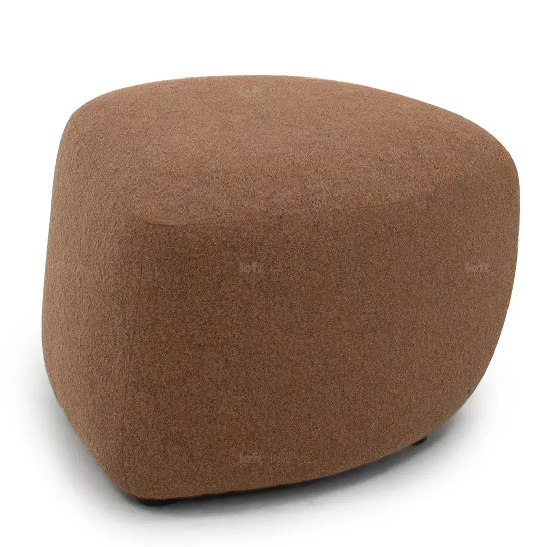 Contemporary Fabric Ottoman PEBBLE