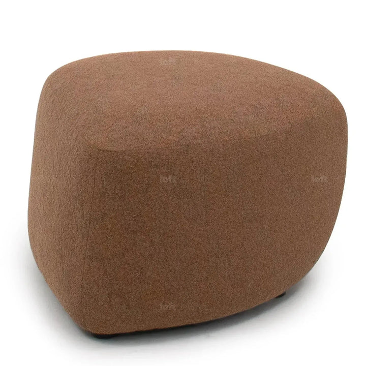 Contemporary Fabric Ottoman PEBBLE
