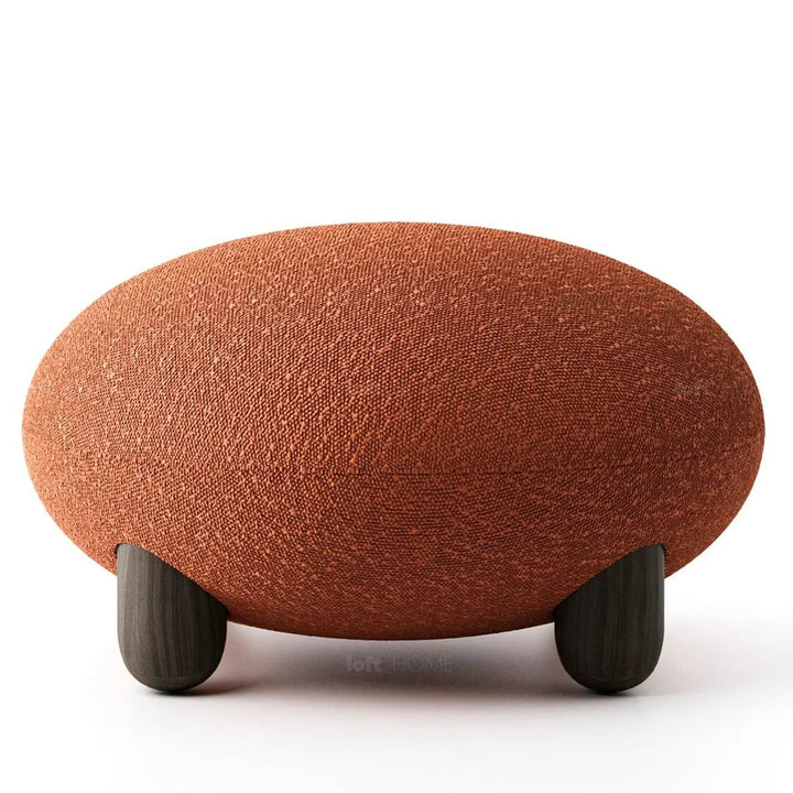 Cream Fabric Ottoman TEDDY