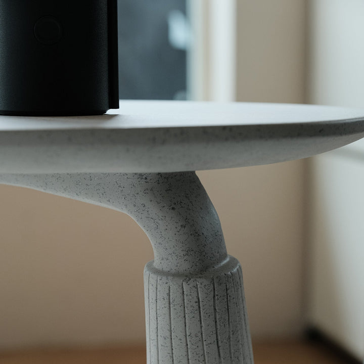 Bauhaus fiberglass side table monkey in details.
