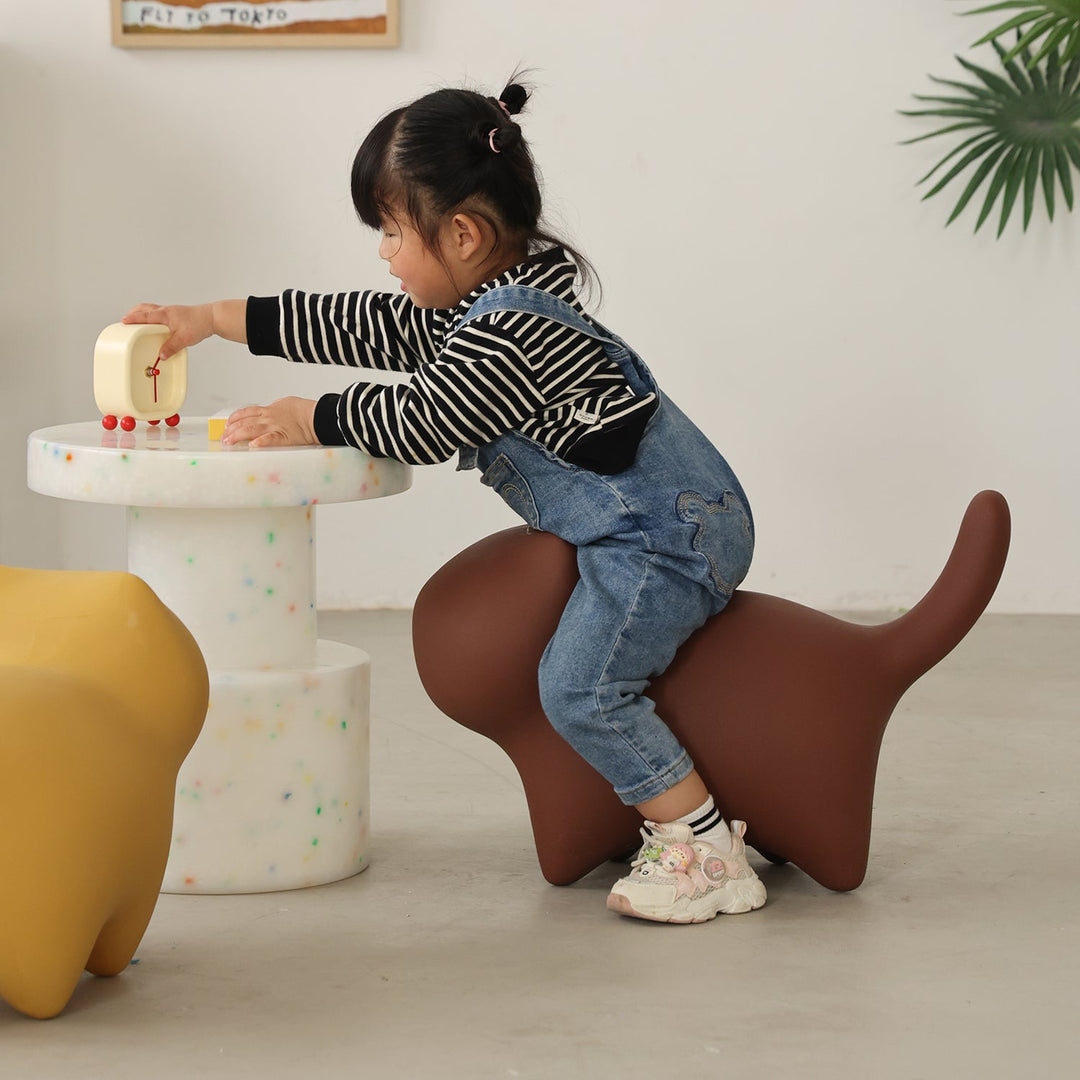 Contemporary Plastic Ottoman CAT