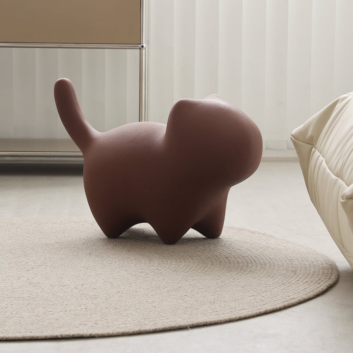 Bauhaus plastic ottoman cat color swatches.