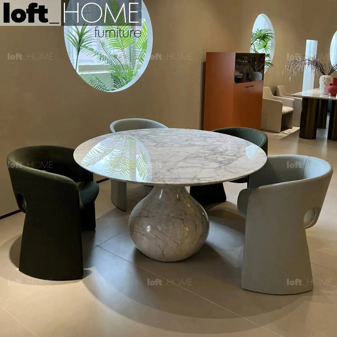 Contemporary Velvet Dining Chair CELESTE