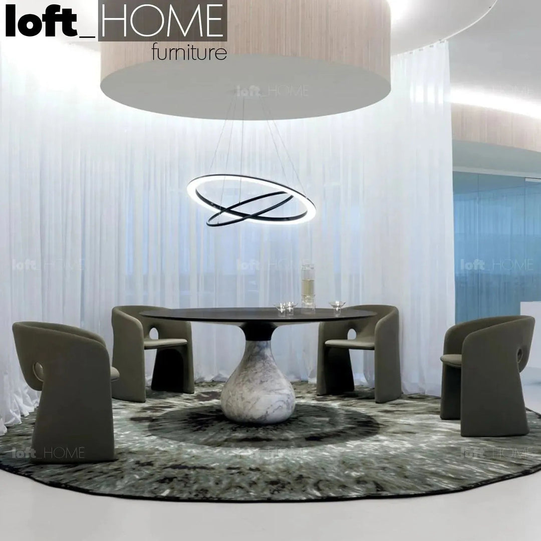 Contemporary Velvet Dining Chair CELESTE