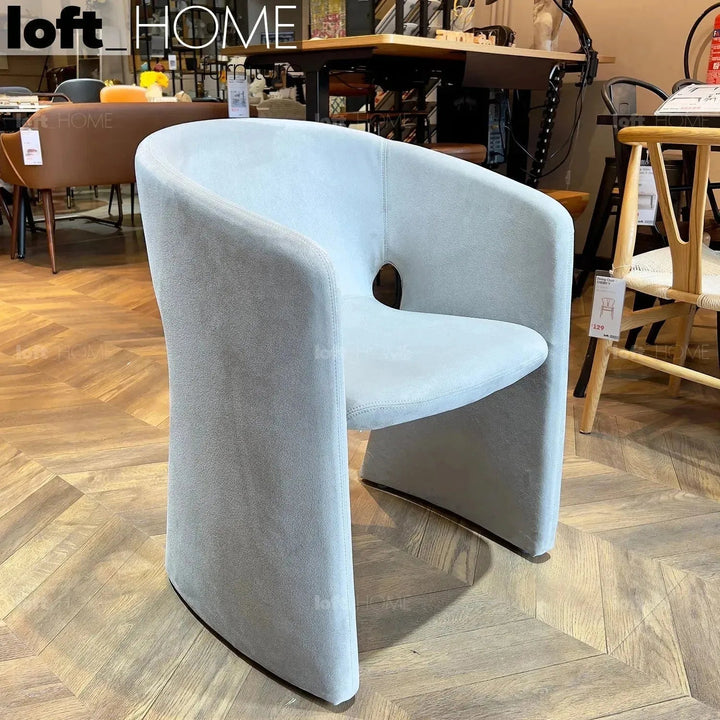 Contemporary Velvet Dining Chair CELESTE