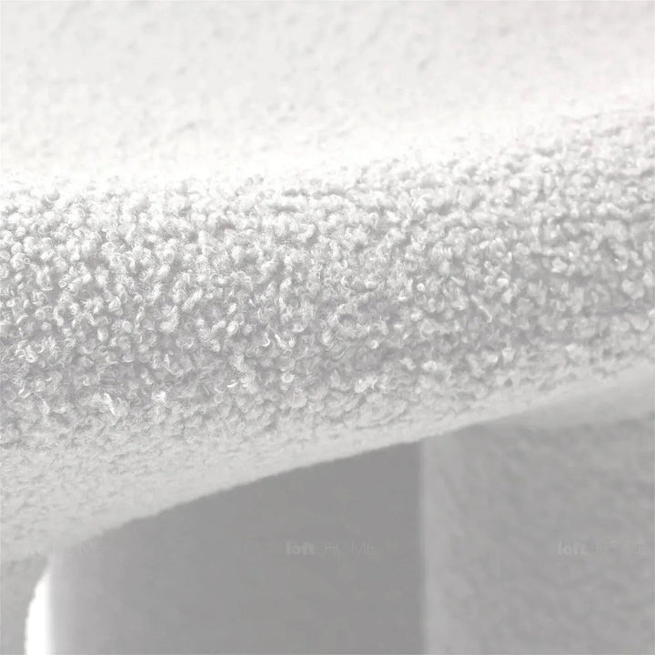 Cream Boucle 1 Seater Sofa Kids ELEPHANT