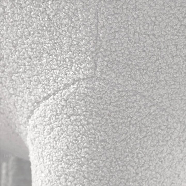 Cream Boucle 1 Seater Sofa Kids ELEPHANT