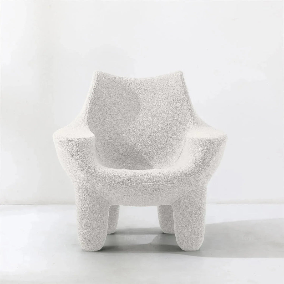 Cream Boucle 1 Seater Sofa MIBSTER