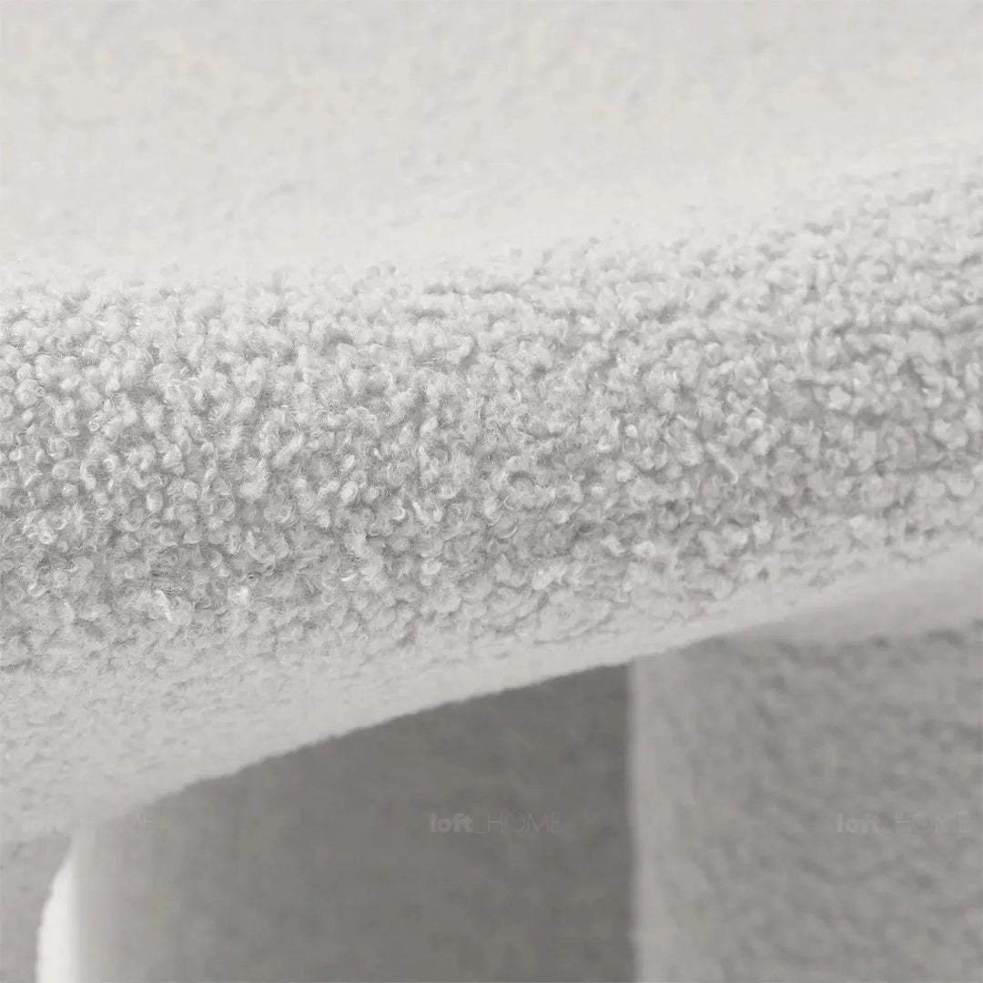 Cream Boucle 1 Seater Sofa MIBSTER