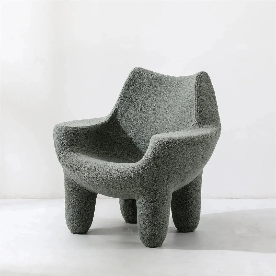 Cream Boucle 1 Seater Sofa MIBSTER