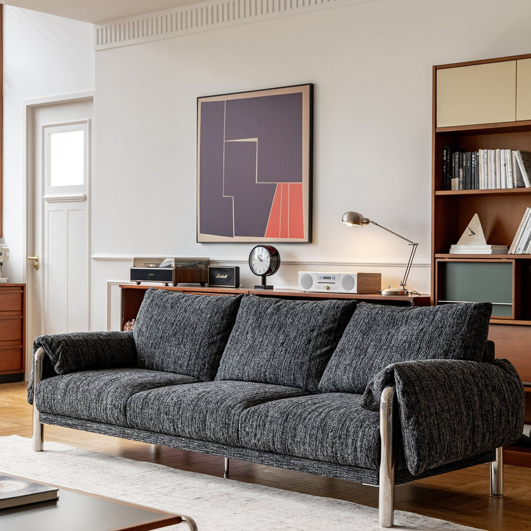 Bauhaus boucle fabric 3 seater sofa song size charts.