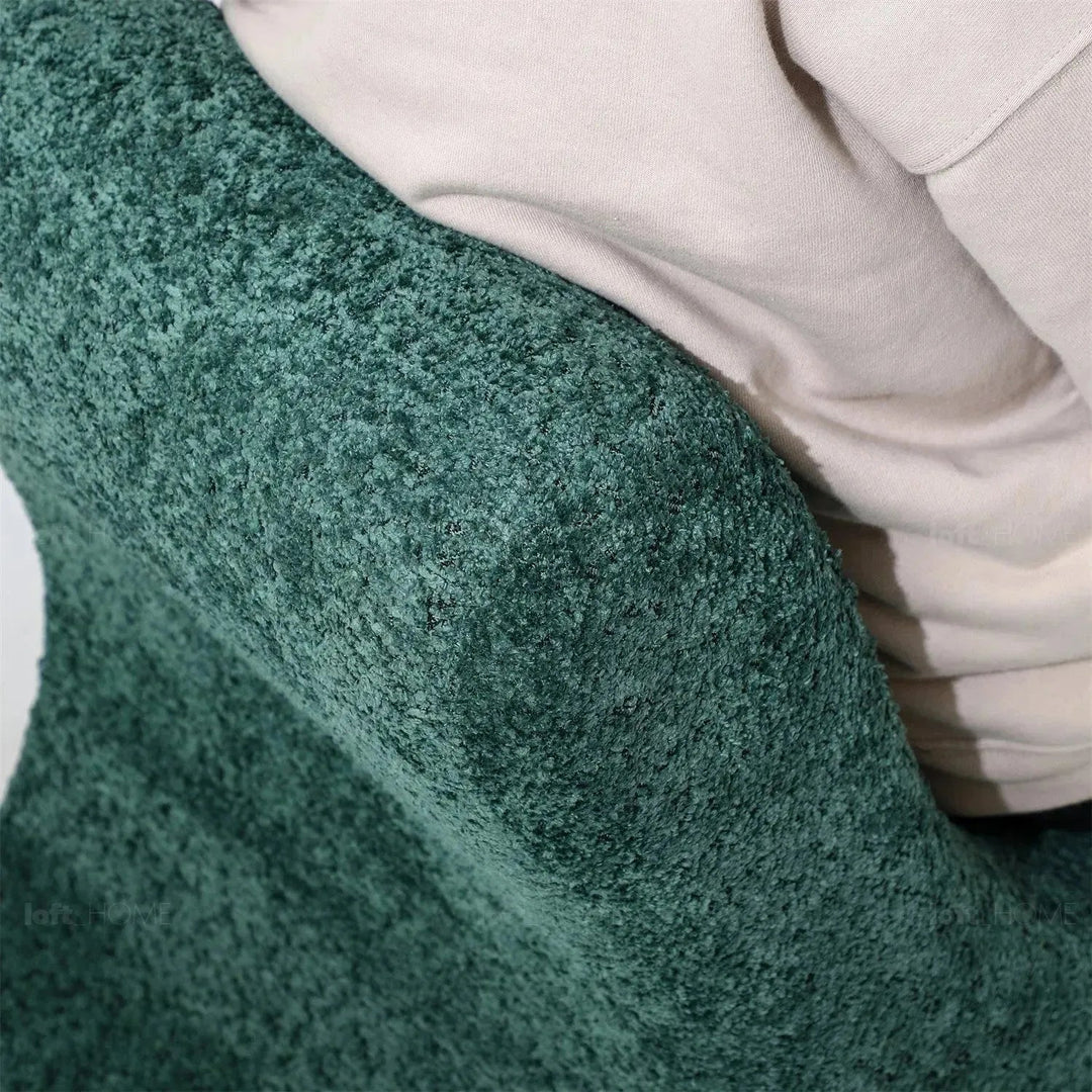 Cream Boucle Ottoman FISH