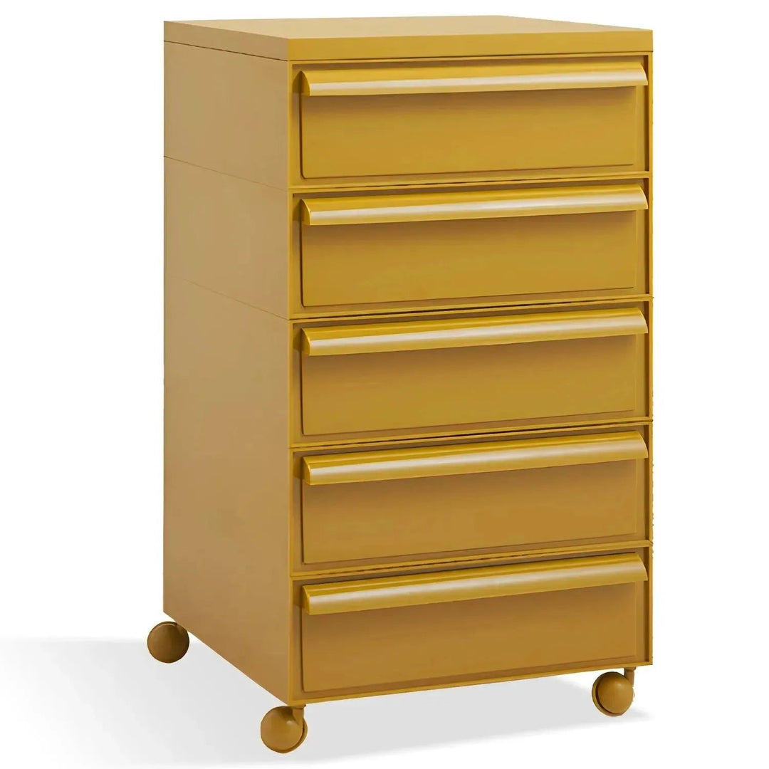 Contemporary Plastic Drawer Cabinet TRUFFLE 5 DRAWER