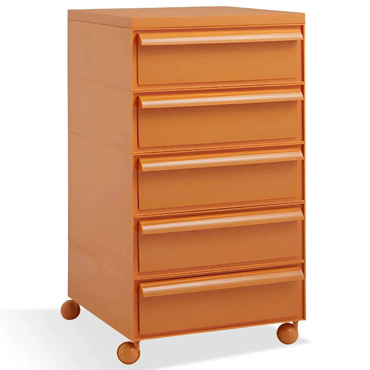 Contemporary Plastic Drawer Cabinet TRUFFLE 5 DRAWER