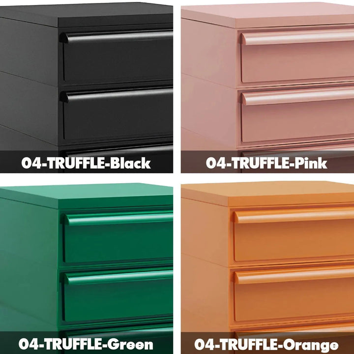 Contemporary Plastic Drawer Cabinet TRUFFLE 5 DRAWER