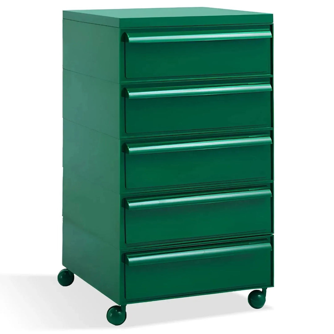 Contemporary Plastic Drawer Cabinet TRUFFLE 5 DRAWER