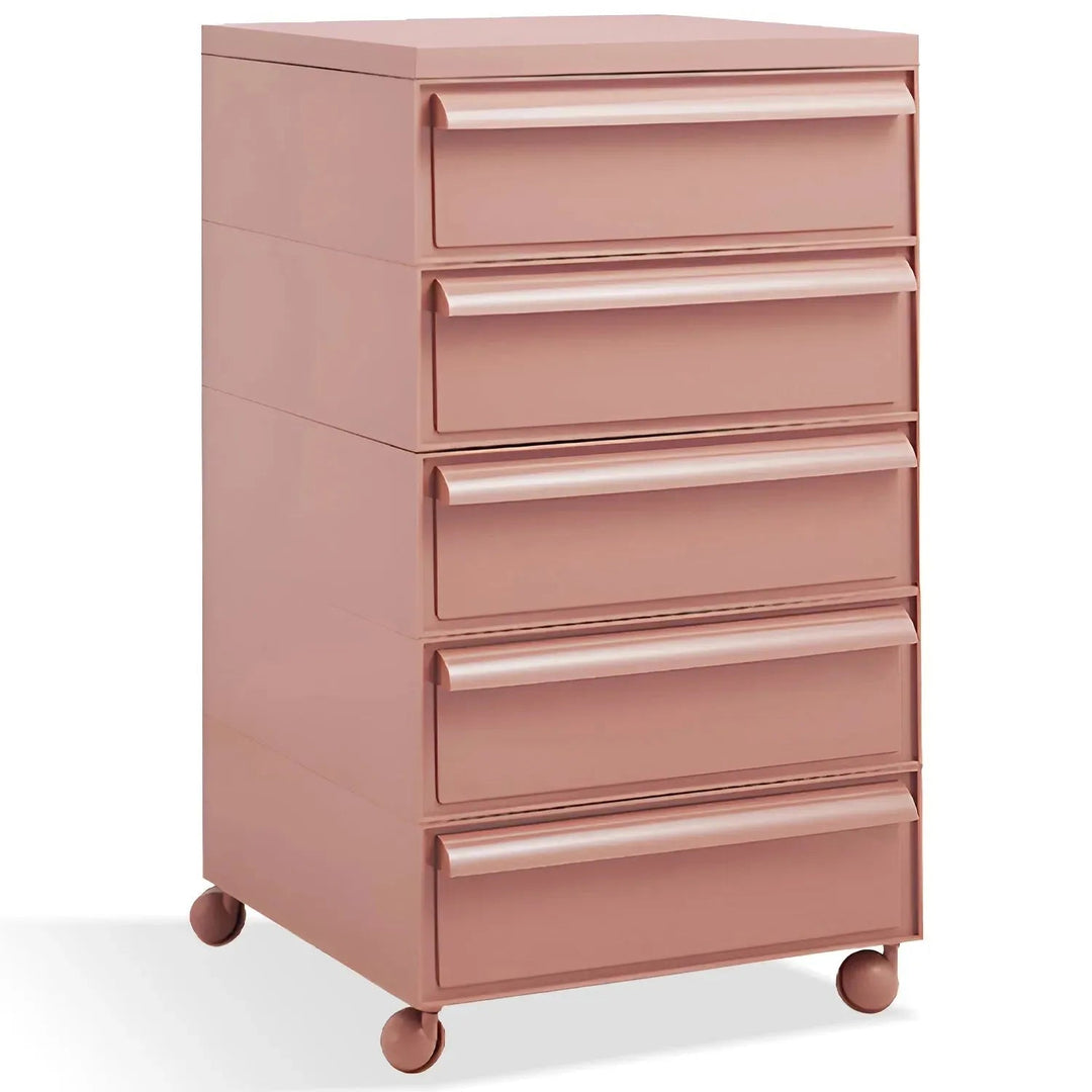 Contemporary Plastic Drawer Cabinet TRUFFLE 5 DRAWER