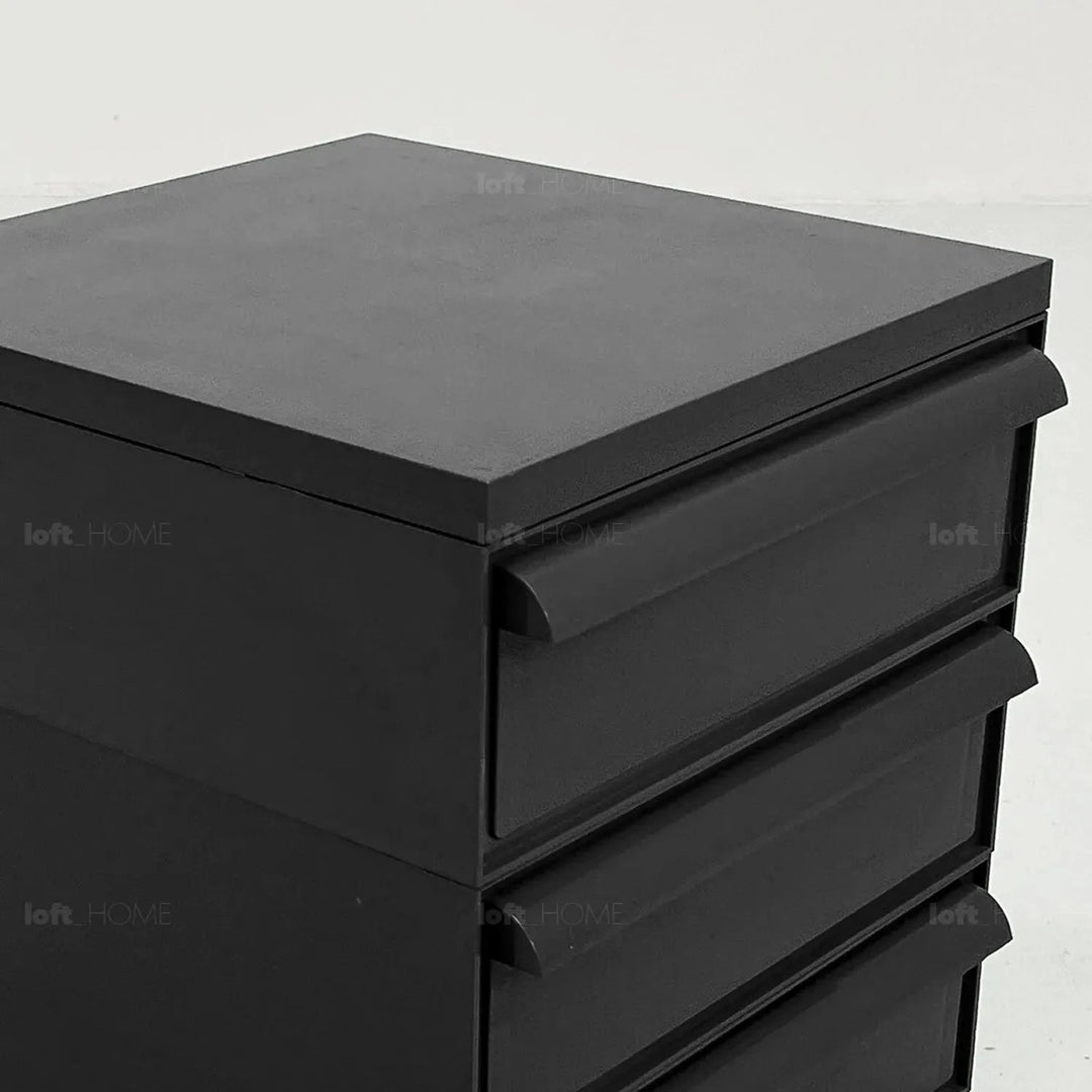 Contemporary Plastic Drawer Cabinet TRUFFLE 5 DRAWER