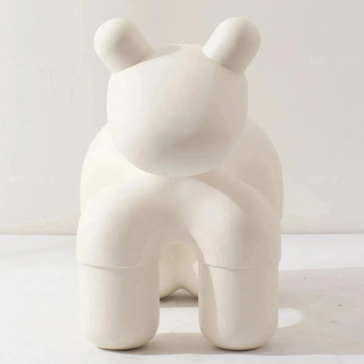 Contemporary polyethylene decor ottoman llama conceptual design.