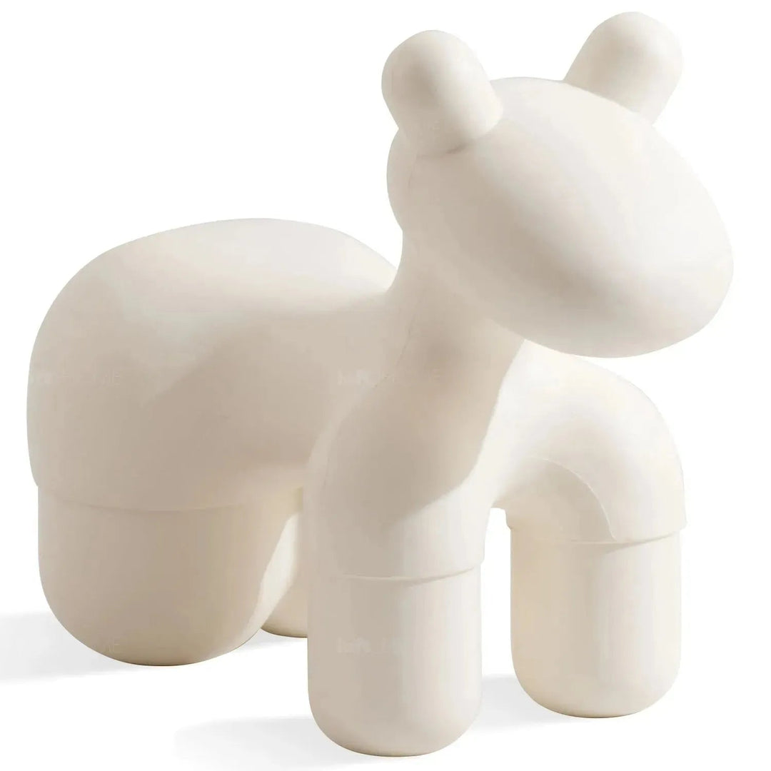 Contemporary polyethylene decor ottoman llama detail 2.