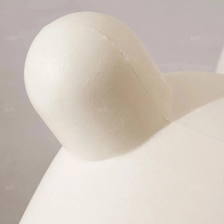 Contemporary polyethylene decor ottoman llama detail 1.