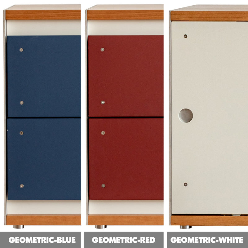 Bauhaus Aluminium Modular TV Console GEOMETRIC Color Swatches
