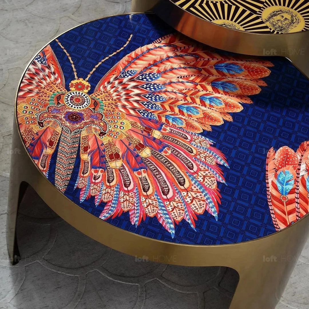 Eclectic Steel Coffee Table BUTTERFLY