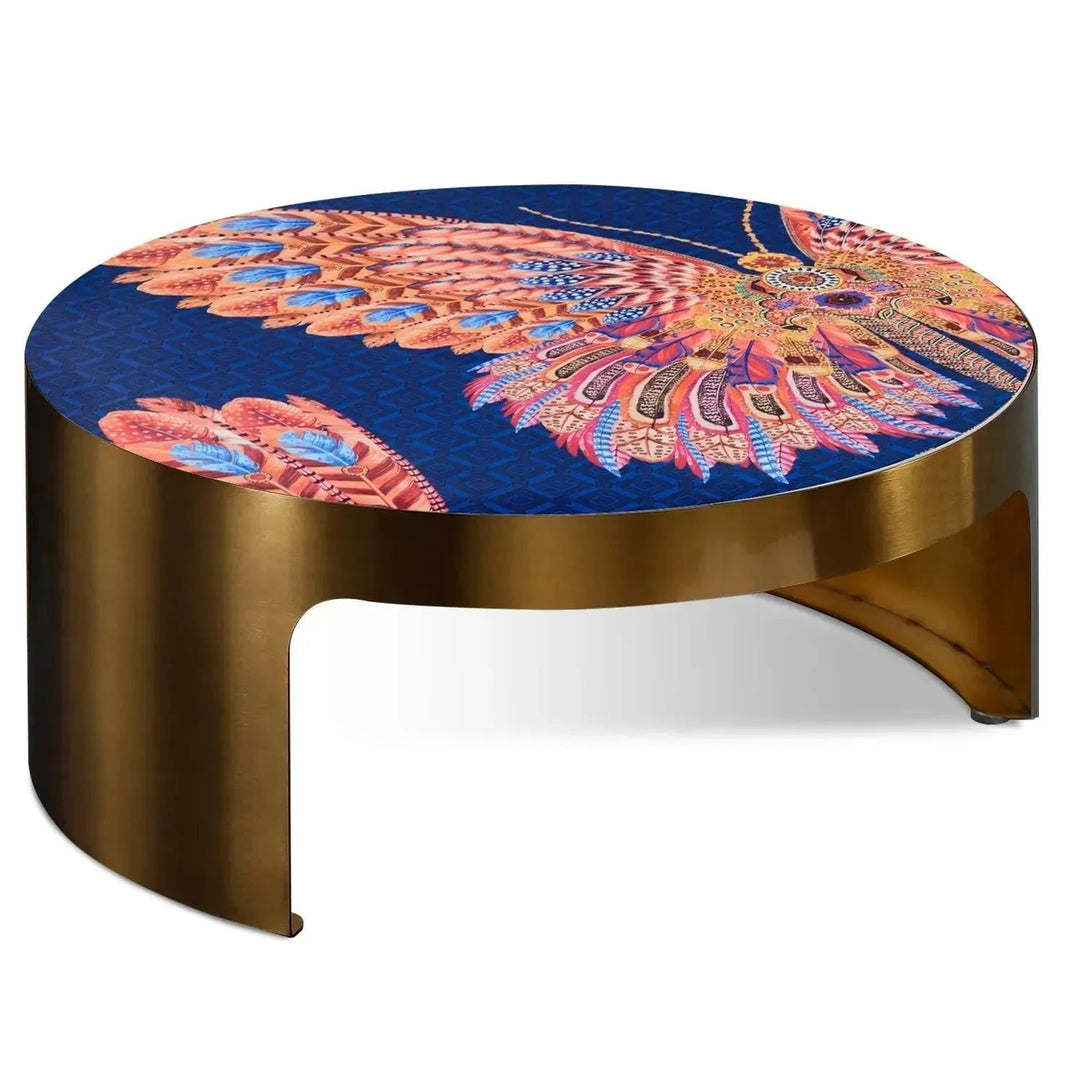 Eclectic Steel Coffee Table BUTTERFLY