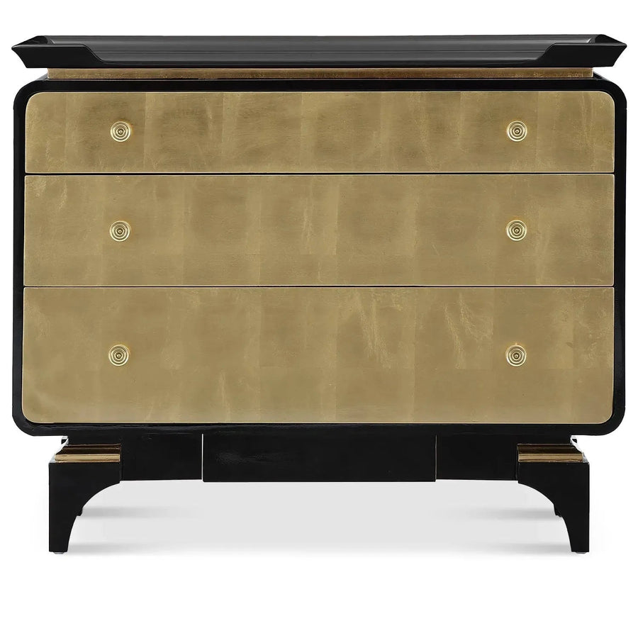Eclectic Wood Drawer Cabinet NOIRGOLD