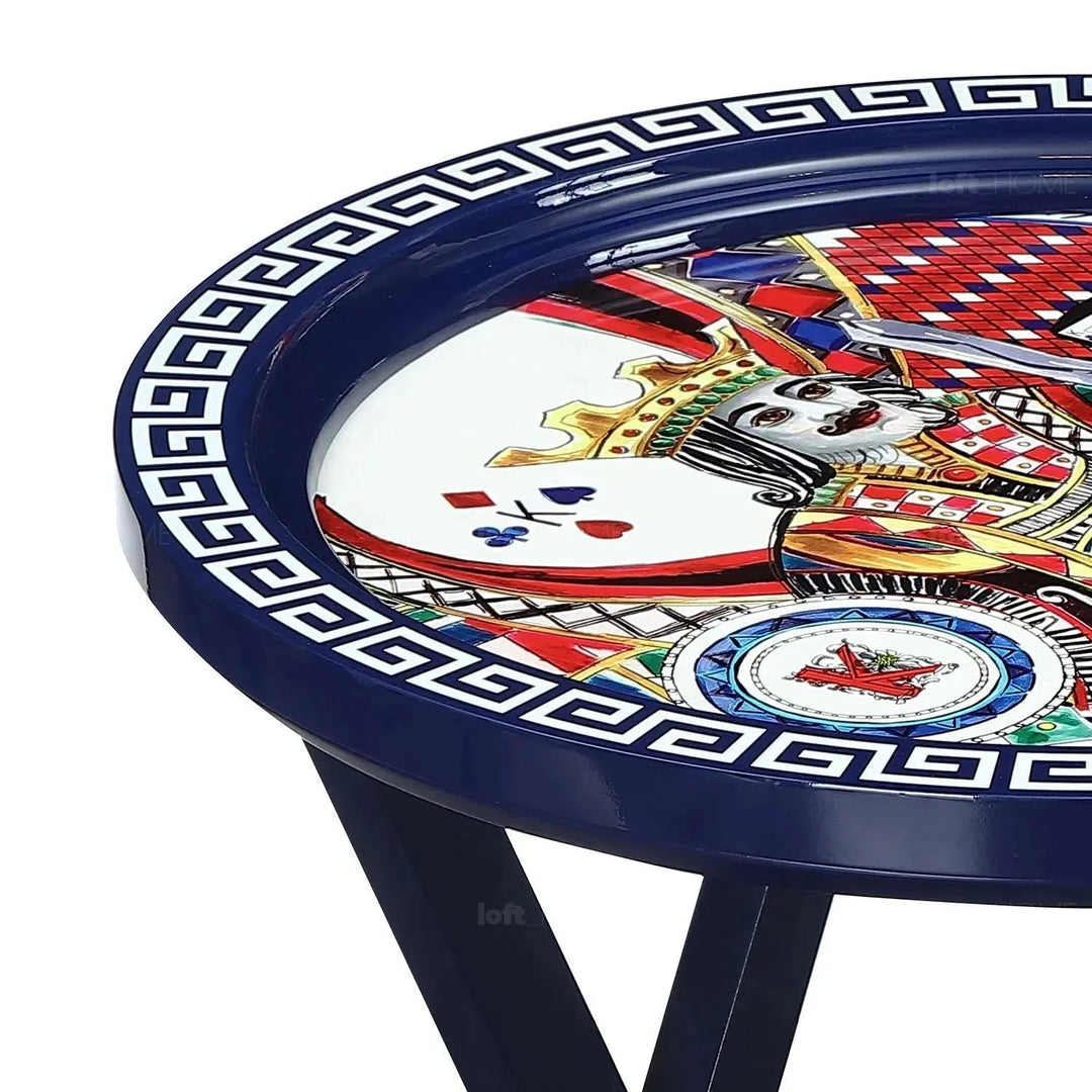 Eclectic Wood Side Table BIRDSONGBLISS