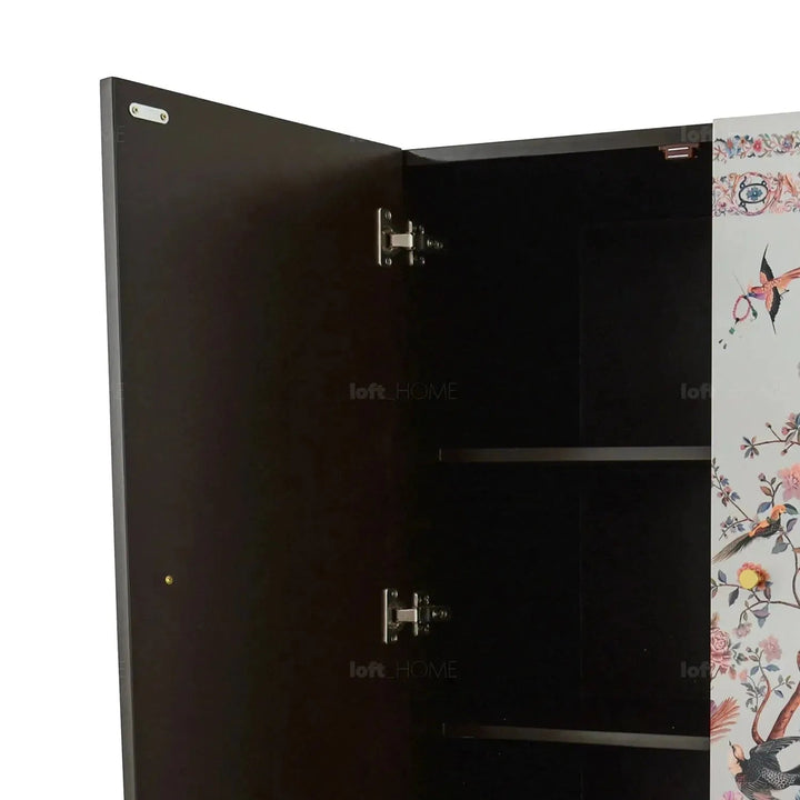 Eclectic Wood Storage Cabinet High NOBLENEST