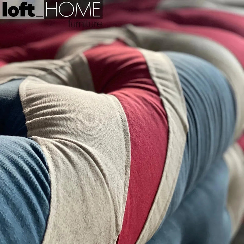 Vintage Fabric Chesterfield 3 Seater Sofa UNION JACK Color Swatches