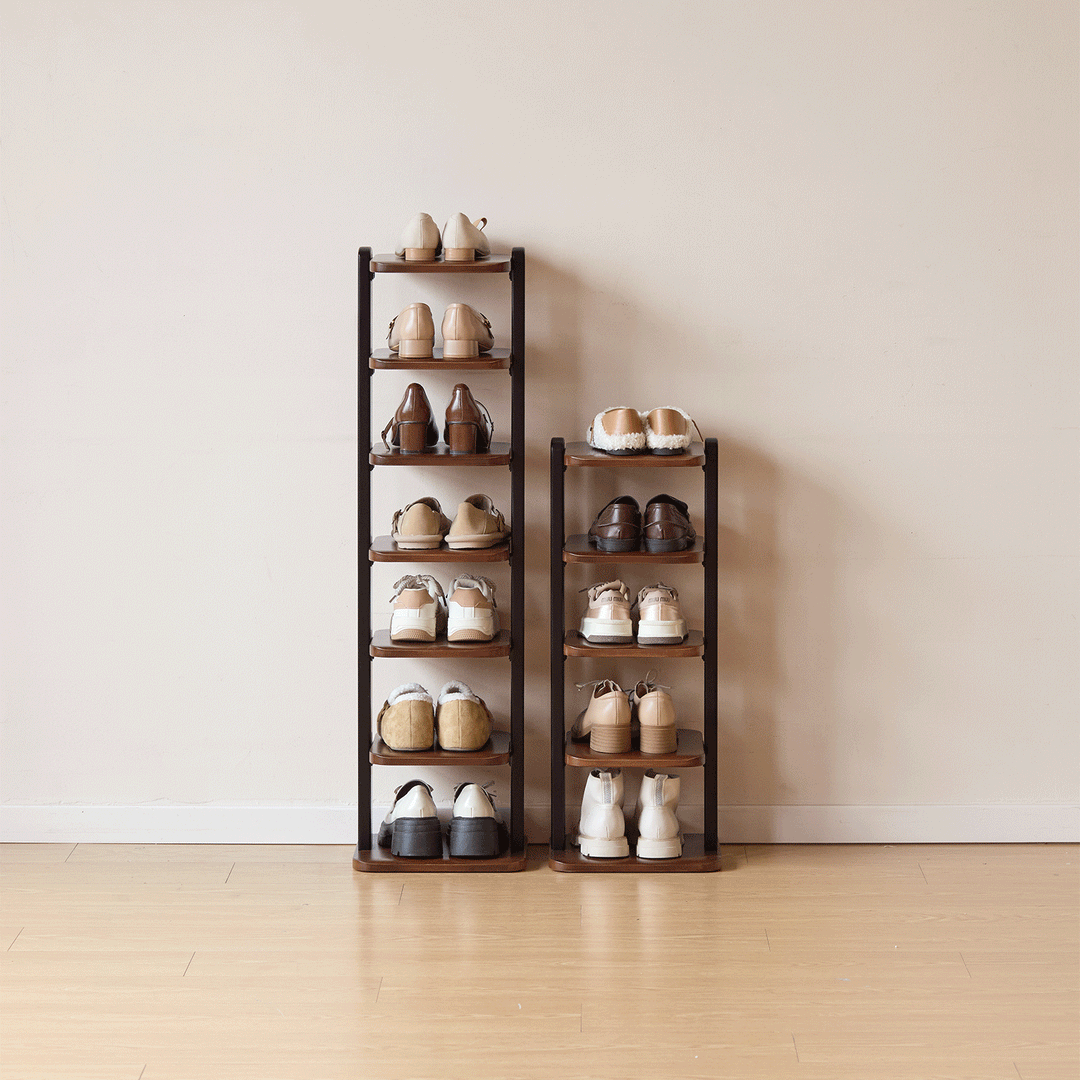 Bauhaus Wood Shoe Shelf FLOW
