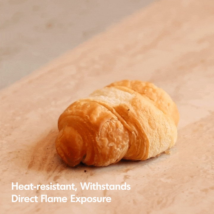 Scandinavian Cherry Wood Sintered Stone Storage Side Cabinet TIMELESS