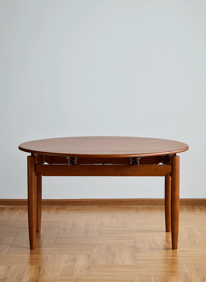 Vintage Boxwood Extendable Dining Table MINIMA