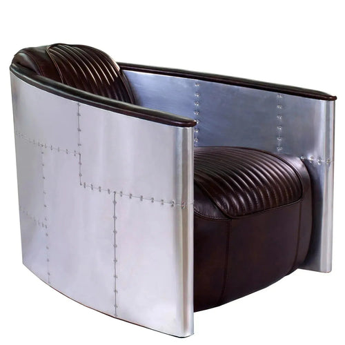 Industrial Aluminium 1 Seater Sofa AIRCRAFT Good to Know Preview-1