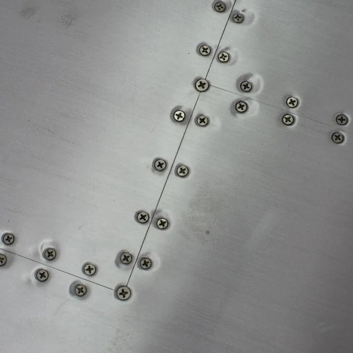 Industrial Aluminium 1 Seater Sofa EGG