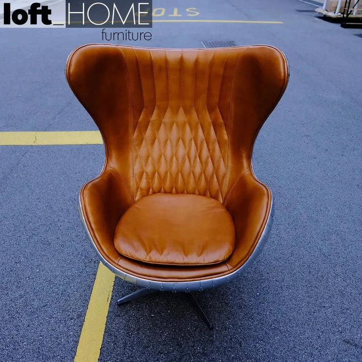 Industrial Aluminium 1 Seater Sofa EGG